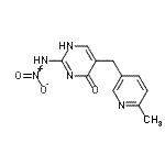CAS#: 72716-93-9， 5-[(6-Methyl-3-pyridinyl)methyl]-2-(nitroamino)-4(1H)-pyrimidinone