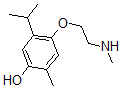 CAS#: 72732-50-4， 2-Methyl-4-(2-methylaminoethoxy)-5-propan-2-yl-phenol