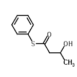 CAS#: 727388-72-9， S-Phenyl 3-hydroxybutanethioate