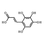 CAS#: 727422-53-9， (2E)-3-(2,3,4,6-Tetrahydroxyphenyl)acrylic acid