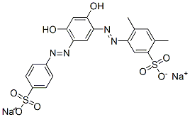 CAS#: 72749-81-6， 5-[[2,4-Dihydroxy-5-[(4-Sulfophenyl) Azo]Phenyl]Azo]-2,4-Dimethyl-Benzenesulfonic Acid Disodium Salt
