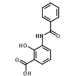 CAS#: 727658-54-0， 3-(Benzoylamino)-2-hydroxybenzoic acid
