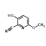 CAS#: 727736-72-3， 3-Hydroxy-6-methoxy-2-pyridinecarbonitrile