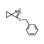 structure of CAS# 72784-45-3, benzyl 1-aminocyclopropane-1-carboxylate;1-AMINOCYCLOPROPANECARBOXYLIC ACID BENZYL ESTER