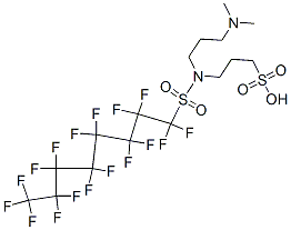 CAS#: 72785-08-1， 3-[[3-(Dimethylamino)Propyl][(Heptadecafluorooctyl)Sulphonyl]Amino]Propanesulphonic Acid