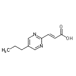 CAS#: 72790-22-8， (2E)-3-(5-Propyl-2-pyrimidinyl)acrylic acid