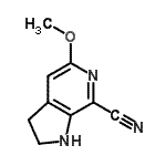 CAS#: 727993-76-2， 5-Methoxy-2,3-dihydro-1H-pyrrolo[2,3-c]pyridine-7-carbonitrile