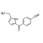 CAS#: 728008-71-7， 4-[(5-Ethyl-1H-pyrrol-2-yl)carbonyl]benzonitrile