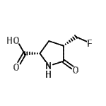 CAS#: 728034-36-4， (4S)-4-(Fluoromethyl)-5-oxo-L-proline