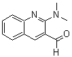 结构式 CAS# 728035-61-8, 2-(二甲基氨基)-3-喹啉甲醛