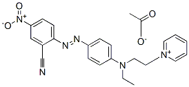 CAS#: 72829-23-3， 2-[4-(Ethyl-(2-Pyridin-1-Ium-1-Ylethyl)Amino)Phenyl]Diazenyl-5-Nitrobenzonitrile Acetate