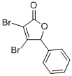 结构式 CAS# 72857-86-4, (5S)-3,4-二溴-5-苯基-5H-呋喃-2-酮