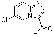 structure of CAS# 728864-61-7, 6-Chloro-2-Methyl-Imidazo[1,2-a]Pyridine-3-Carbaldehyde;6-Chloro-2-Methylimidazo[1,2-A]Pyridine-3-Carbaldehyde(SALTDATA: FREE);6-CHLORO-2-METHYL-IMIDAZO[1,2-A]PYRIDINE-3-CARBALDEHYDE
