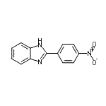 structure of CAS# 729-13-5, 2-(4-Nitrophenyl)-1H-benzimidazole;1H-benzimidazole, 2-(4-nitrophenyl);2-(4-nitrophenyl)-1H-benzimidazole;2-(4-nitrophenyl)-1H-benzo[d]imidazole