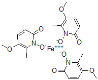 CAS#: 72907-24-5， ferric 5-methoxy-6-methyl-1-oxido-2-pyridinone