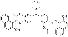 CAS#: 72927-71-0， (1E)-1-[[2-Ethoxy-4-[[3-Ethoxy-4-[(2Z)-2-(2-Oxonaphthalen-1-Ylidene)Hydrazinyl]Phenyl]-Phenylmethyl]Phenyl]Hydrazinylidene]Naphthalen-2-One