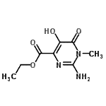 CAS#: 729608-50-8， Ethyl 2-amino-5-hydroxy-1-methyl-6-oxo-1,6-dihydro-4-pyrimidinecarboxylate