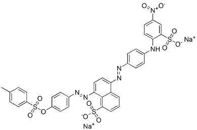 CAS#: 72968-81-1， Disodium 8-[4-(4-Methylphenyl)Sulfonyloxyphenyl]Diazenyl-5-[4-[(4-Nitro-2-Sulfonatophenyl)Amino]Phenyl]Diazenylnaphthalene-2-Sulfonate