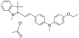 CAS#: 72970-75-3， N-[(4-Ethoxyphenyl)Methyl]-4-[(E)-2-(1,3,3-Trimethylindol-1-Ium-2-Yl)Ethenyl]Aniline Acetate