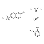 CAS#: 73003-46-0， trisodium, formaldehyde, 6-hydroxynaphthalene-2-sulfonate, o-cresol, sulfite