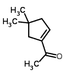 CAS#: 73011-50-4， 1-(4,4-Dimethyl-1-cyclopenten-1-yl)ethanone