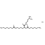 CAS#: 73067-74-0， N-[1-{[3-(Dimethylamino)propyl]amino}-6-(octanoylamino)-1-oxo-2-hexanyl]octanamide hydrochloride (1:1)