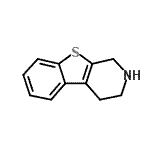 CAS#: 73161-19-0， 1,2,3,4-Tetrahydro[1]benzothieno[2,3-c]pyridine