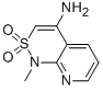 CAS#: 73161-38-3， 1-Methyl-2,2-dioxo-1,2-dihydro-6-pyrido[2,3-c][1,2]thiazin-4-ylamine