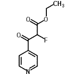 CAS#: 731770-29-9， Ethyl 2-fluoro-3-oxo-3-(4-pyridinyl)propanoate