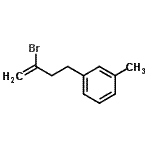 结构式 CAS# 731772-19-3, 1-(3-溴-3-丁烯-1-基)-3-甲基苯