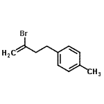 structure of CAS# 731772-22-8, 1-(3-Bromo-3-buten-1-yl)-4-methylbenzene;2-Bromo-4-(4-methylphenyl)-1-butene;2-Bromo-4-(4-methylphenyl)but-1-ene;4-(3-Bromobut-3-en-1-yl)toluene