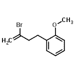 structure of CAS# 731773-15-2, 1-(3-Bromo-3-buten-1-yl)-2-methoxybenzene;2-Bromo-4-(2-methoxyphenyl)-1-butene