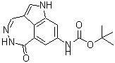 CAS#: 731810-58-5， 2-Methyl-2-propanyl (6-oxo-5,6-dihydro-1H-[1,2]diazepino[4,5,6-cd]indol-8-yl)carbamate