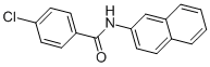 structure of CAS# 73190-69-9, 4-Chloro-N-Naphthalen-2-Ylbenzamide;4-Chloro-N-(2-Naphthyl)Benzamide;4-Chloro-N-Naphthalen-2-Yl-Benzamide;Nsc205530