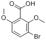 structure of CAS# 73219-89-3, 3-Bromo-2,6-Dimethoxybenzoate;3-Bromo-2,6-Dimethoxy-Benzoate;Zinc00093103