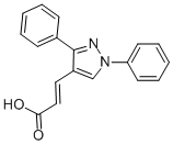 CAS 登录号:73221-47-3, 3-(1,3-二苯基-1H-吡唑-4-基)-丙烯酸