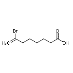 structure of CAS# 732248-52-1, 7-Bromo-7-octenoic acid;7-bromo-7-octenoic acid