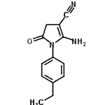 CAS#: 732291-60-0， 2-Amino-1-(4-ethylphenyl)-5-oxo-4,5-dihydro-1H-pyrrole-3-carbonitrile