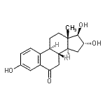 CAS#: 7323-86-6， (16alpha,17beta)-3,16,17-Trihydroxyestra-1,3,5(10)-trien-6-one