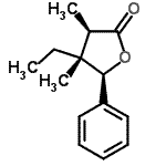 CAS#: 732302-44-2， (3R,4R,5R)-4-Ethyl-3,4-dimethyl-5-phenyldihydro-2(3H)-furanone