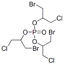 结构式 CAS# 7328-28-1, 三[2-溴-1-(氯甲基)乙基]磷酸酯