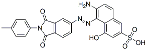 CAS 登录号：73287-59-9， 6-氨基-5-[2-[2,3-二氢-2-(4-甲基苯基)-1,3-二氧代-1H-异吲哚-5-基]偶氮]-4-羟基-2-萘磺酸