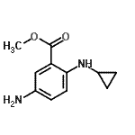 CAS#: 732942-24-4， Methyl 5-amino-2-(cyclopropylamino)benzoate