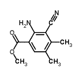 CAS#: 73318-14-6， Methyl 2-amino-3-cyano-4,5-dimethylbenzoate