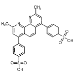 CAS 登录号:73348-75-1, 4,4'-(2,9-二甲基-1,10-菲咯啉-4,7-二基)二苯磺酸