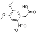 structure of CAS# 73357-18-3, 4,5-Dimethoxy-2-Nitrophenylacetic Acid;2-(4,5-Dimethoxy-2-Nitro-Phenyl)Acetate;2-(4,5-Dimethoxy-2-Nitro-Phenyl)Ethanoate;Zinc00137205