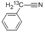 structure of CAS# 73368-35-1, Benzyl-alpha-13C Cyanide