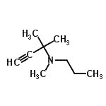 CAS#: 733698-56-1， N,2-Dimethyl-N-propyl-3-butyn-2-amine