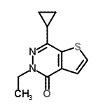 CAS#: 733745-59-0， 7-Cyclopropyl-5-ethylthieno[2,3-d]pyridazin-4(5H)-one