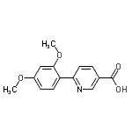CAS#: 733776-45-9， 6-(2,4-Dimethoxyphenyl)nicotinic acid